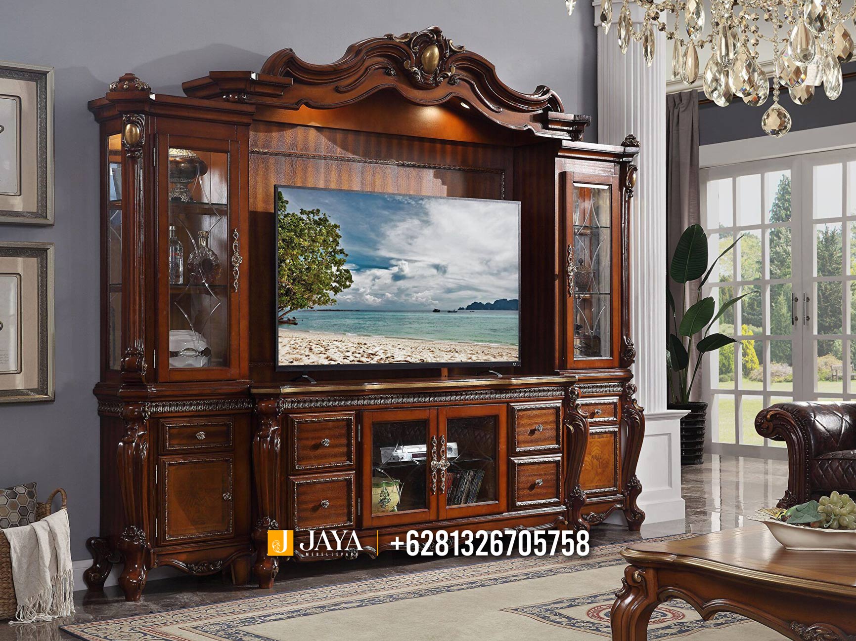 Buy Now Bufet TV Mewah Jati Jepara Living Room Inspiring JM101