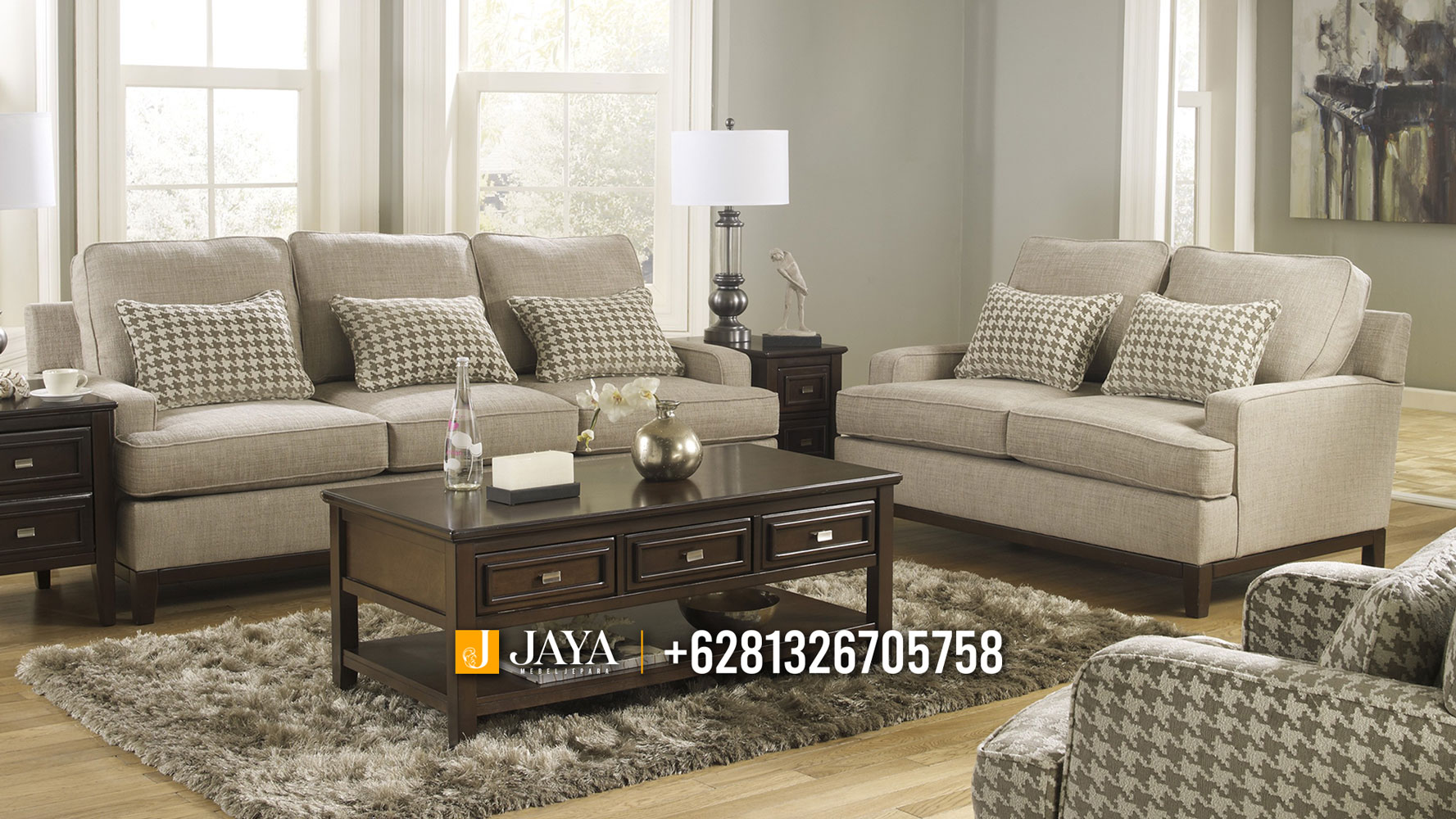 Model Kursi Sofa Tamu Minimalis Terbaru Simple Furniture JM231