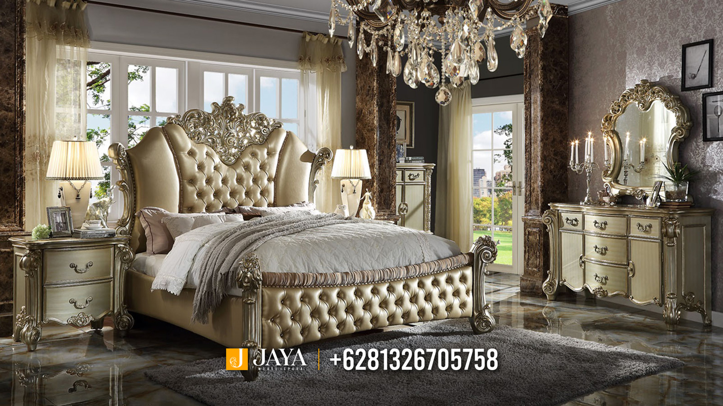 Set Tempat Tidur Mewah Desain Terbaru Best Furniture Jepara JM335
