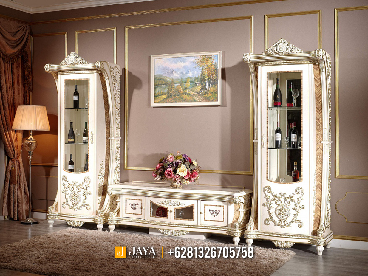 Bufet Tv Jepara Desain Mewah Gergia High Quality Furniture Jepara JM373