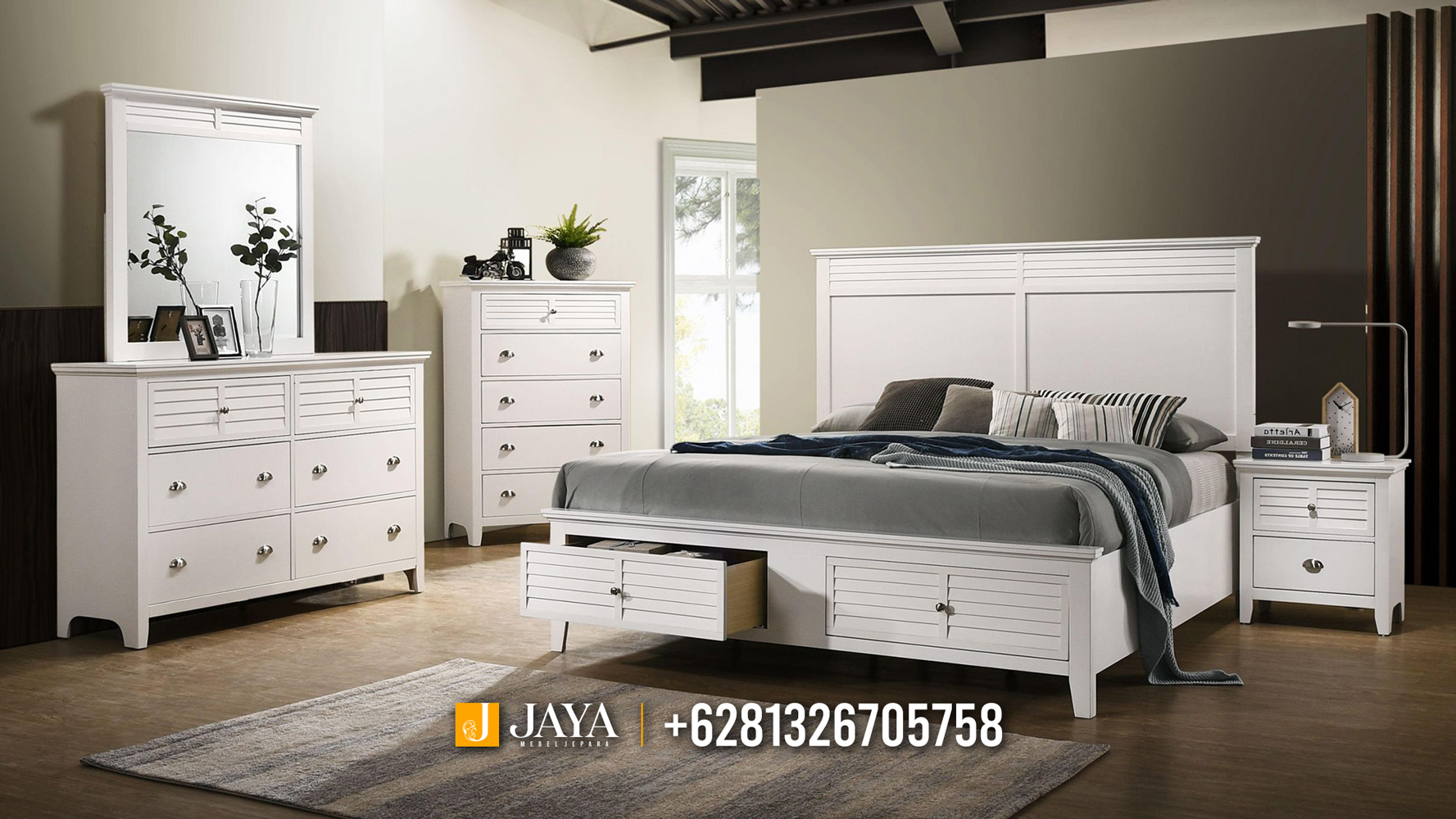 Jual Tempat Tidur Minimalis Duco With Drawers Furniture Jepara JM606