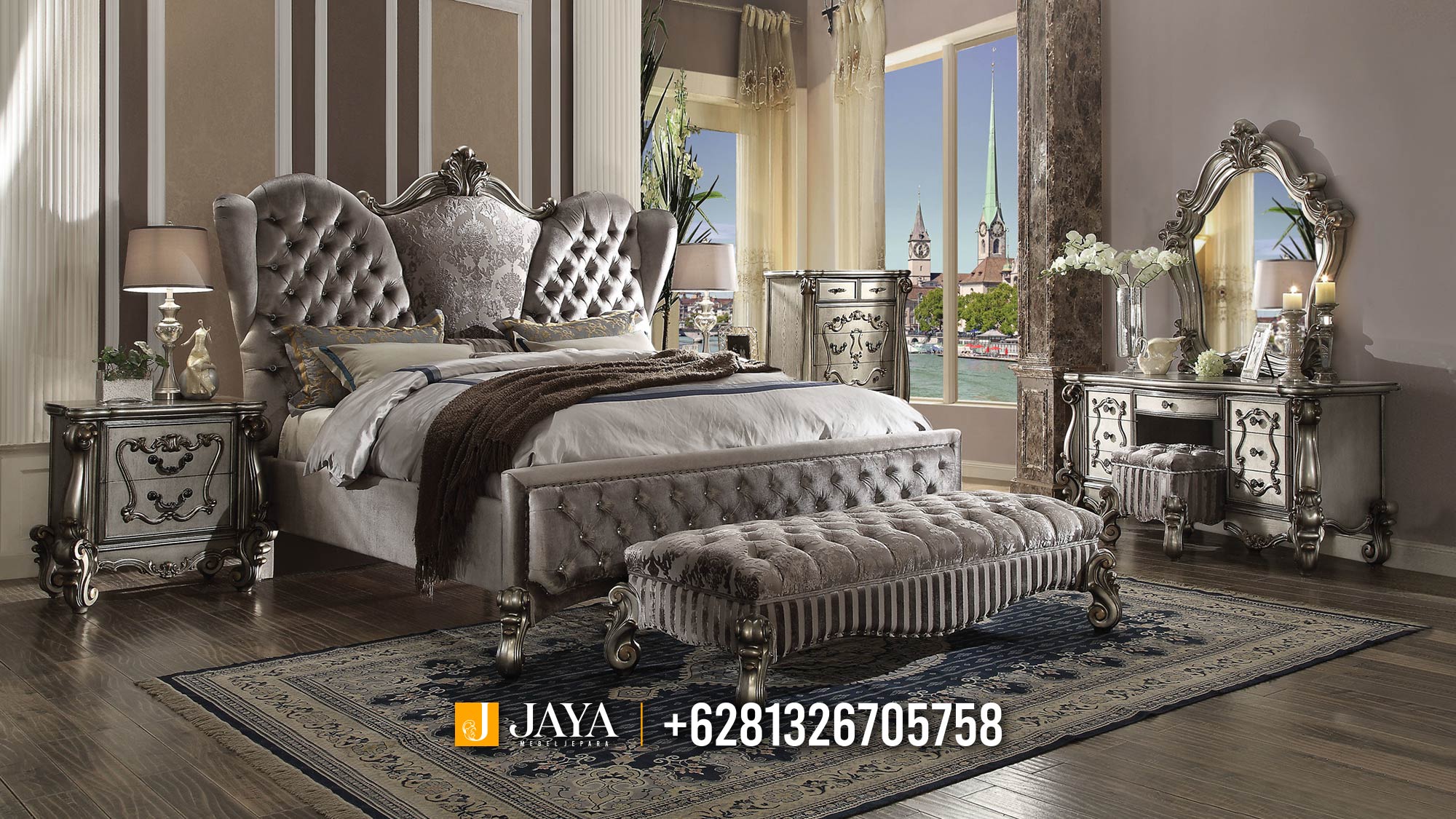 New Style Tempat Tidur Jepara Mewah Berkualitas Terbaik JM576