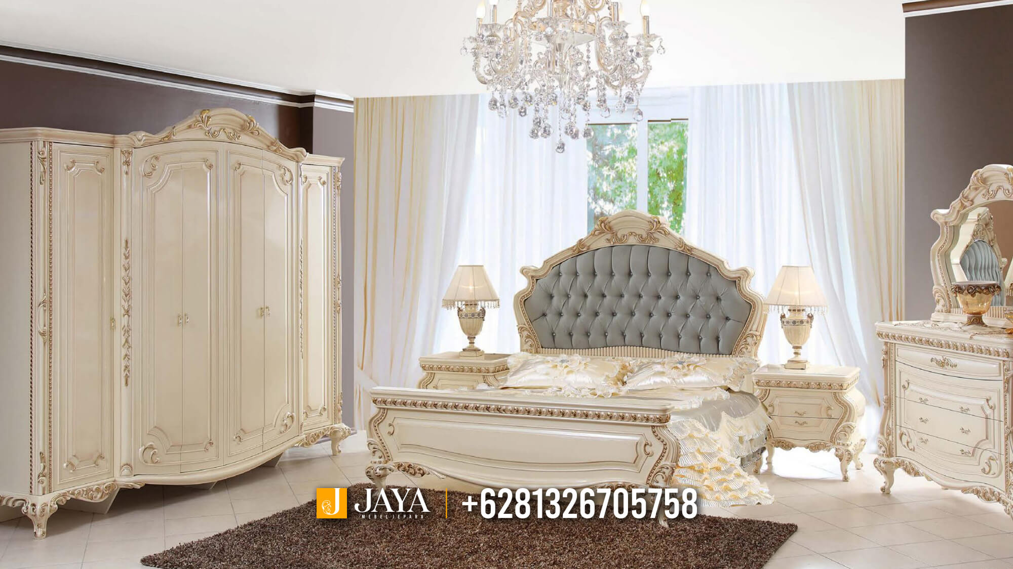 Kamar Set Mewah Jepara Luxury Carving Great Quality JM713