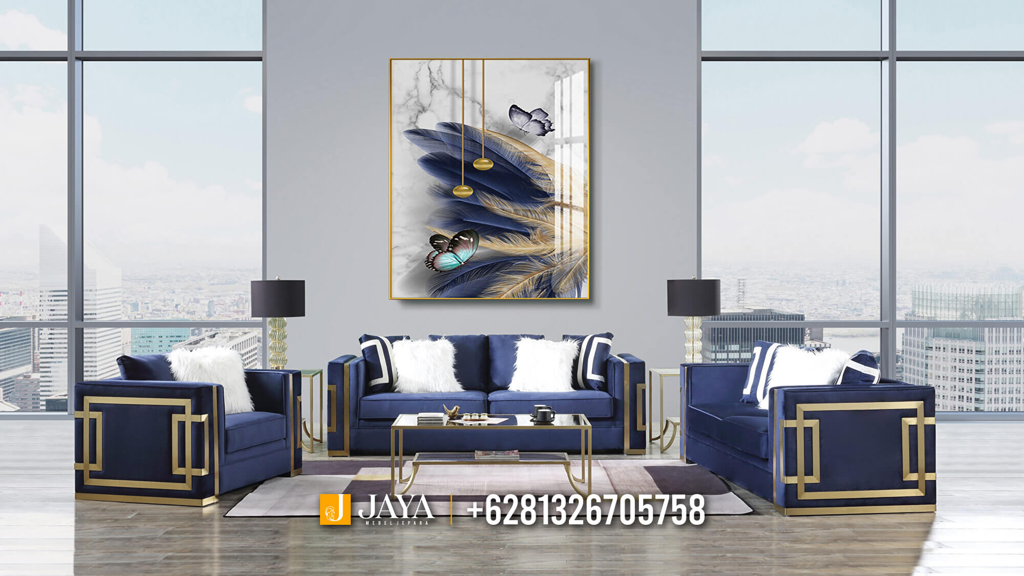 Set Sofa Tamu Minimalis Modern Elegant Style JM754
